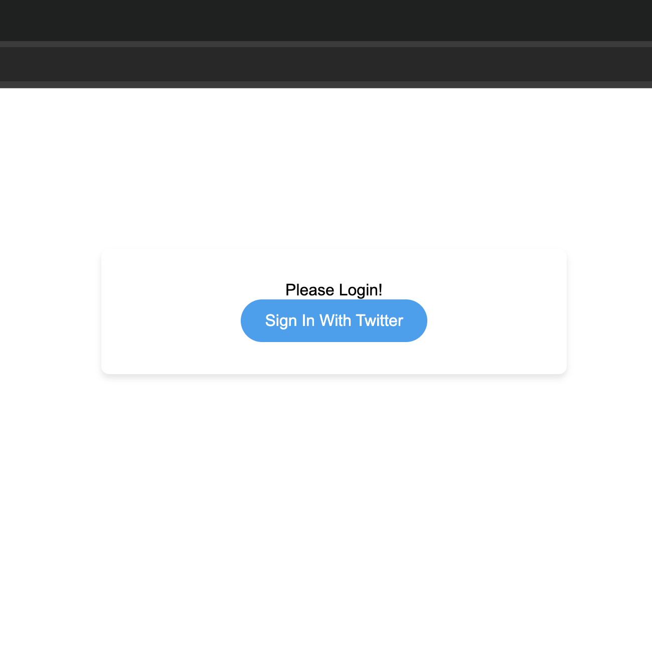 React Express Login System